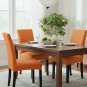 Anyseat Chair Cover, Orange Small Knitted Design, Elastic Stretch, Anti-Dirt, Dining & Events