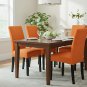 Anyseat Chair Cover, Orange Small Knitted Design, Elastic Stretch, Anti-Dirt, Dining & Events