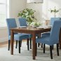 Anyseat Chair Cover, Blue Small Knitted Design, Elastic Stretch, Anti-Dirt, Dining & Events