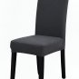 Anyseat Chair Cover, Dark Grey Knitted Design, Elastic Stretch, Anti-Dirt, Dining & Events