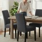 Anyseat Chair Cover, Dark Grey Knitted Design, Elastic Stretch, Anti-Dirt, Dining & Events