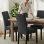 Anyseat Chair Cover, Dark Grey Knitted Design, Elastic Stretch, Anti-Dirt, Dining & Events