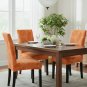 Anyseat Chair Cover, Orange Knitted Design, Elastic Stretch, Anti-Dirt, Dining & Events