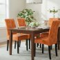 Anyseat Chair Cover, Orange Knitted Design, Elastic Stretch, Anti-Dirt, Dining & Events