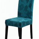 Anyseat Chair Cover, Dark Blue Knitted Design, Elastic Stretch, Anti-Dirt, Dining & Events