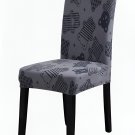 Anyseat Chair Cover, Dark Grey Knitted Design, Elastic Stretch, Anti-Dirt, Dining & Events
