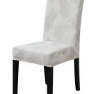 Anyseat Chair Cover, Light Grey Knitted Design, Elastic Stretch, Anti-Dirt, Dining & Events