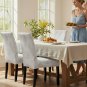 Anyseat Chair Cover, Light Grey Knitted Design, Elastic Stretch, Anti-Dirt, Dining & Events