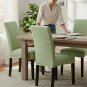Anyseat Chair Cover, Green Knitted Design, Elastic Stretch, Anti-Dirt, Dining & Events