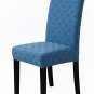 Anyseat Chair Cover, Blue Knitted Design, Elastic Stretch, Anti-Dirt, Dining & Events