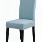 Anyseat Chair Cover, Light Blue Knitted Design, Elastic Stretch, Anti-Dirt, Dining & Events
