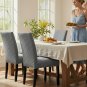 Anyseat Chair Cover, Dark Grey Knitted Design, Elastic Stretch, Anti-Dirt, Dining & Events