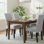 Anyseat Chair Cover, Light Grey Knitted Design, Elastic Stretch, Anti-Dirt, Dining & Events