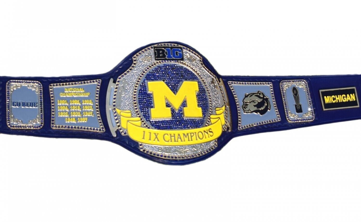 CUSTOM DESIGN CUSTOMIZED MICHIGAN CHAMPIONSHIP BELT
