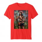 Heavy Cotton Men T-Shirt Warrior Borneo#YS6