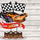 Hotwheels birthday cake topper