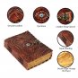 Spell Book of Shadows Pages Grimoire Leather Journal Hoccus Poccus Vintage Handmade Antique Spells