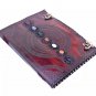 leather diary Notebook Leather Journal Seven Stone Leather Journal Handmade Sie - 13 x 10 in