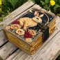 leather diary Notebook Leather Journal Bunny rabbit notebook journal Sie - 7 x 5 in