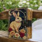 leather diary Notebook Leather Journal Bunny rabbit notebook journal Sie - 7 x 5 in