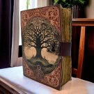 leather diary Notebook Leather Journal Handmade Deckle Edge Size - 7 x 5 in / 200 pages