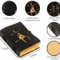 Black leather diary Notebook Leather Journal Vintage Spellbook Wiccan Grimoire Size - 7 x 5 in