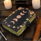 leather diary Notebook Leather Journal  Moon Phase Vintage Leather   Size - 7 x 5 in
