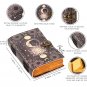 leather diary Notebook Leather Journal Celestial Sun & moon Handmade Size - 7 x 5 in