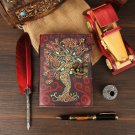 leather diary Notebook Leather Journal Mother of Earth Design Size - 7 x 5 in