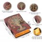 leather diary Notebook Leather Journal Mother of Earth Design Size - 7 x 5 in