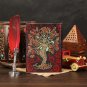 leather diary Notebook Leather Journal Mother of Earth Design Size - 7 x 5 in