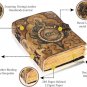 leather diary Notebook Leather Journal Third Eye Book of Spells Size - 7 x 5 in