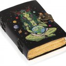 Leather diary Notebook Leather Journal Vintage Paper Book of Spells – Tree of Life Size - 7 x 5 in
