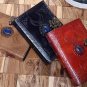 Leather diary Notebook Leather  Vintage Paper Triple Moon (Red, Brown,Black) Size - 7x5 in