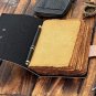 Leather diary Notebook Leather Journal Vintage Sun & moon vintage design printed  Size - 7 x 5 in