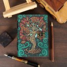 Leather diary Notebook Leather Vintage paper ,Mother of Earth with Lock Clasp Size - 7 x 5 in Leather diary Notebook Leather Vintage paper ,Mother of Earth with Lock Clasp Size - 7 x 5 in