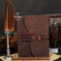Leather diary Notebook Leather Normal Lined paper Size - 7 x 5 in