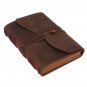 Leather diary Notebook Leather Normal Lined paper Size - 7 x 5 in