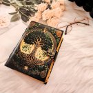 Leather diary Notebook Leather Vintage paper, Tree Printed design Size - 7 x 5 in