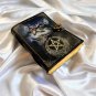 Leather diary Notebook Leather Vintage paper, Cat Printed design Size - 7 x 5 in