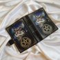 Leather diary Notebook Leather Vintage paper, Cat Printed design Size - 7 x 5 in
