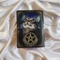 Leather diary Notebook Leather Vintage paper, Cat Printed design Size - 7 x 5 in