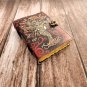 Leather diary Notebook Leather Vintage paper, Mother of Earth Printed design Size - 7 x 5 in