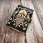 Leather diary Notebook Leather Vintage paper, Skull Printed Leather Journal Size - 7 x 5 in