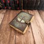 Leather diary Notebook Leather Vintage paper, Tree Printed Leather Journal Size - 7 x 5 in
