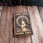 Leather diary Notebook Leather Vintage paper, Stay Wild Moon Child Printed Size - 7 x 5 in