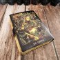 Leather diary Notebook Leather Vintage paper, THE Empress Printed Leather Journal Size - 7 x 5 in