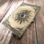 Leather diary Notebook Leather Normal Paper, Embossed & stone Leather Journal Size - 7 x 5 in