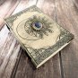 Leather diary Notebook Leather Normal Paper, Embossed & stone Leather Journal Size - 7 x 5 in