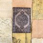 Leather diary Notebook Leather  Vintage paper, Triple Moon Crystal Embossed design Size - 7 x 5 in
